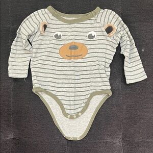 Striped Bear Onesie